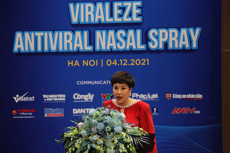 Họp báo giới thiệu sản phẩm bình xịt mũi Viraleze kháng Covid-19 -0